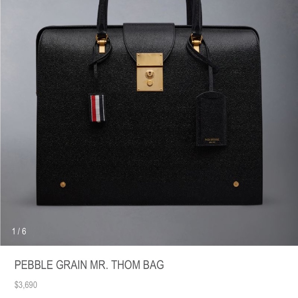 Thom Browne weekend bag